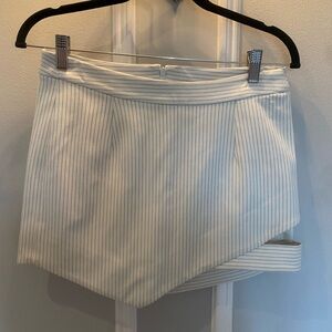 Mason Ivory Pinstripe skirt